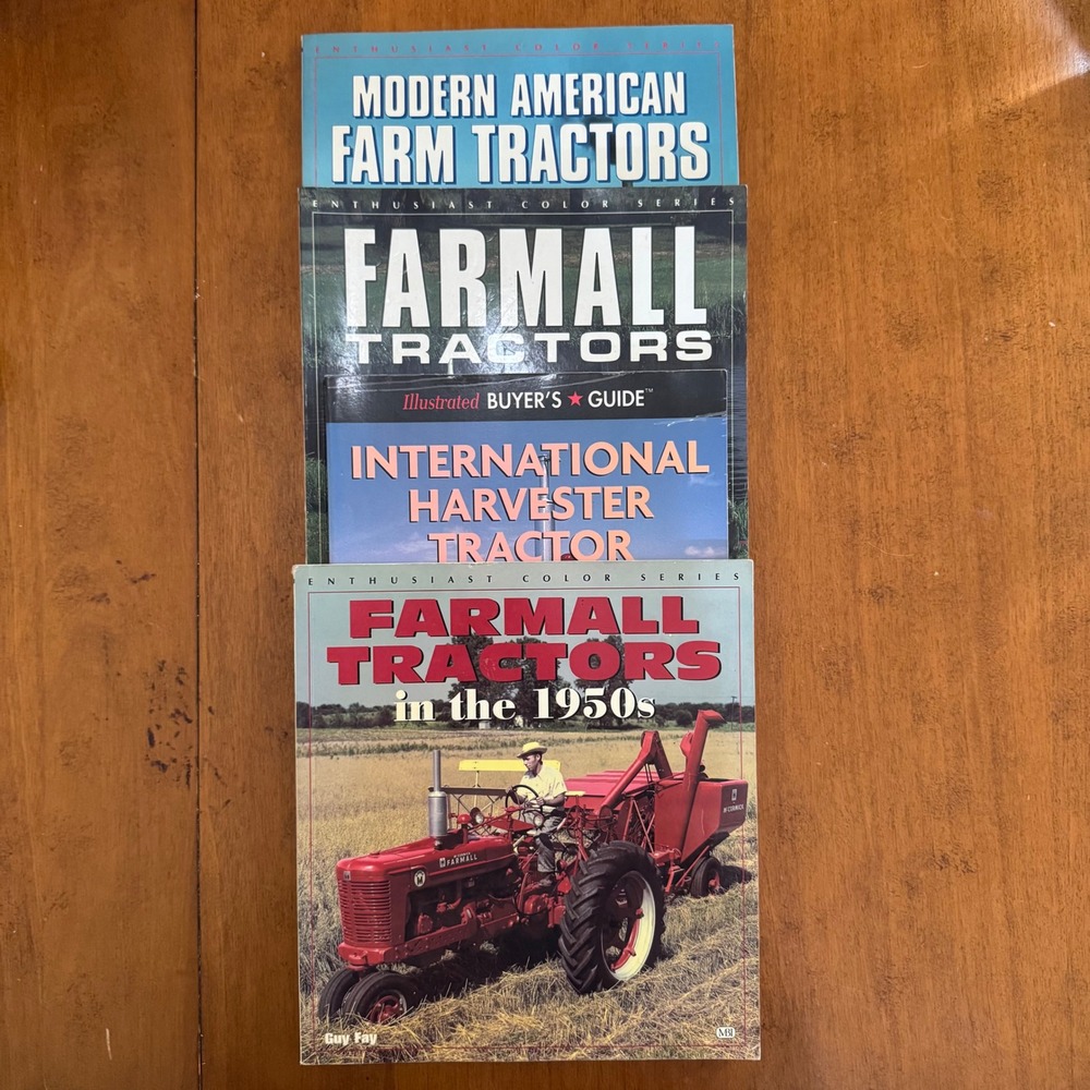Farmall Tractor Books Lot‎ of 4 International Harvester Modern American Tractors